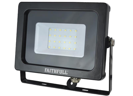 Faithfull Power Plus Smd Led Wall Mounted Floodlight 20W 1600 Lumens 240V