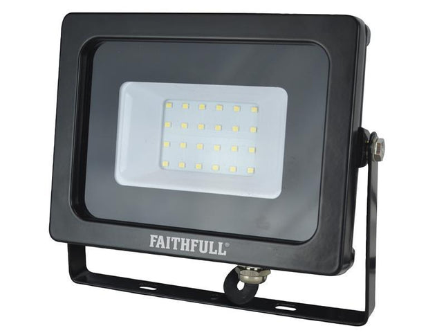 Faithfull Power Plus Smd Led Wall Mounted Floodlight 20W 1600 Lumens 240V