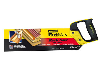 Stanley Tools Fatmax Tenon Back Saw 360Mm (14In) 11Tpi