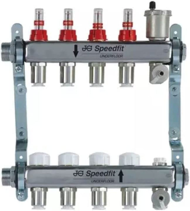 John Guest Speedfit Underfloor Heating Man4/3 Manifold - 4 Zone