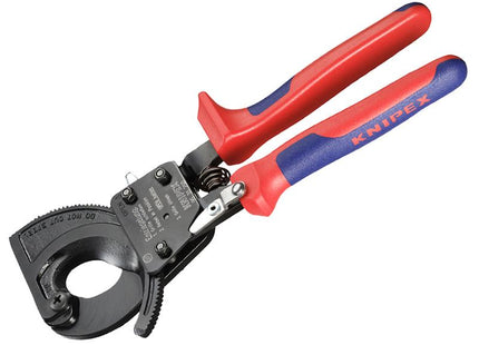 KNIPEX Cable Shears Ratchet Action Multi-Component Grip 250Mm (10In)