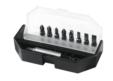 Stanley Tools Insert Bit Set Slotted/ Phillips/ Pozidriv 10 Piece