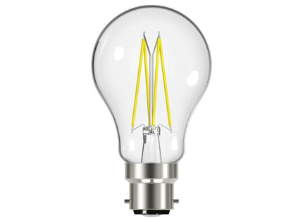 Energizer LED BC (B22) GLS Filament Non-Dimmable Bulb, Warm White 470 lm 4.3W