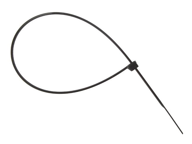 Forgefix Cable Tie Black 7.6 X 380Mm (Bag 100)