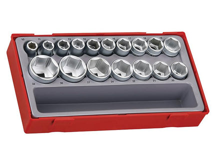 Teng Tt1217-6 17 Piece Metric 6P Socket Set 1/2In Drive