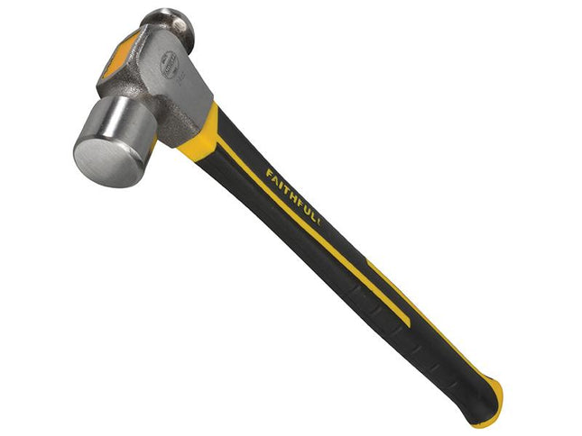 Faithfull Ball Pein Hammer Fibreglass Shaft 680G (24Oz)