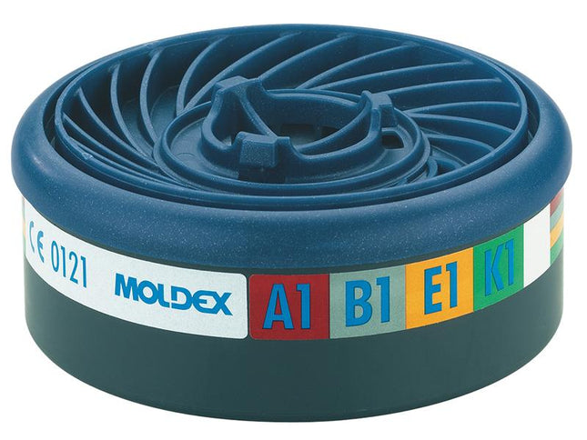 Moldex Easylock Abek1 Gas Filter Cartridge (Wrap Of 2)