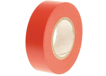 Faithfull Pvc Electrical Tape Red 19Mm X 20M