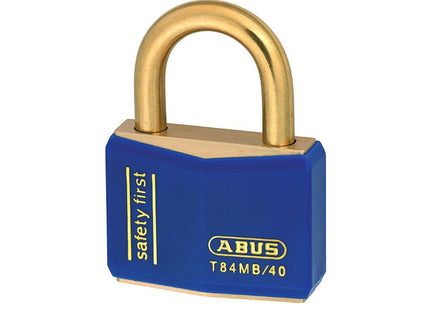 ABUS Mechanical T84Mb/40Mm Blue Rustproof Padlock