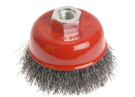 Faithfull Wire Cup Brush 80Mm X M14 X 2 0.30Mm