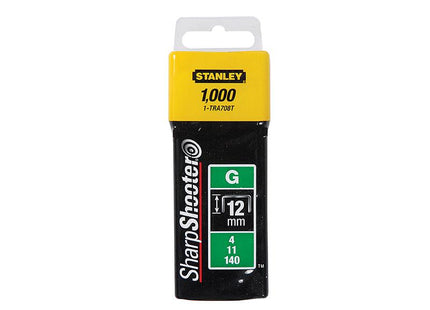 Stanley Tools Tra708T Heavy-Duty Staples 12Mm Pack 1000