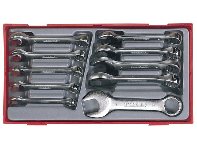 Teng Tt6010M 10 Piece Midget Combination Spanner Set Metric