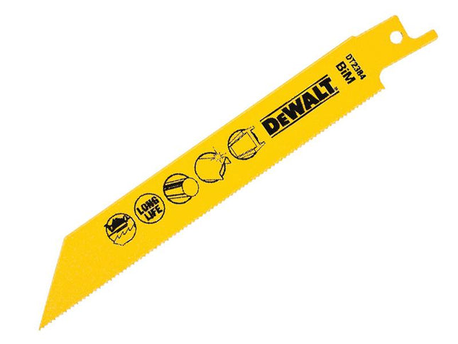 DEWALT Bi-Metal Metal Cutting Reciprocating Blade 152Mm Pack Of 5