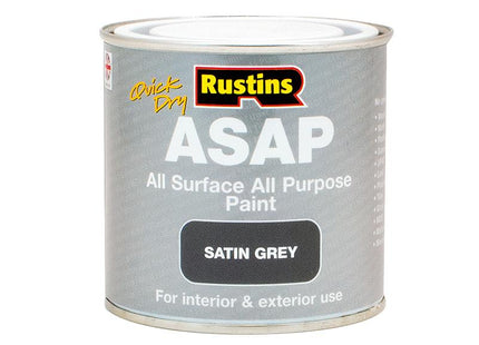 Rustins Asap Paint Grey 500Ml