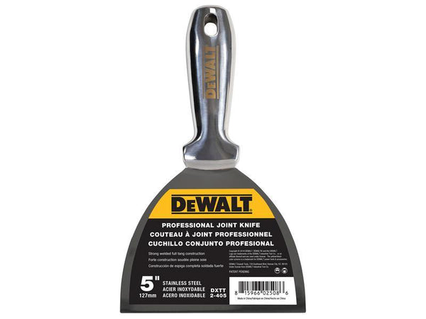 Dewalt Dry Wall Stainless Steel Jointing/Filling Knife 125mm (5in)