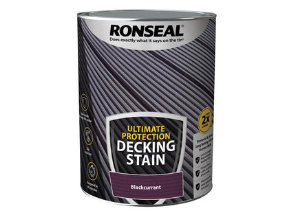 Ronseal Ultimate Protection Decking Stain Blackcurrant 5 litre