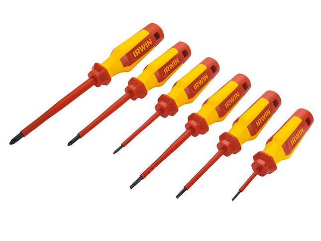 IRWIN Vde Pro Comfort Screwdriver Set Of 6 Sl/Ph