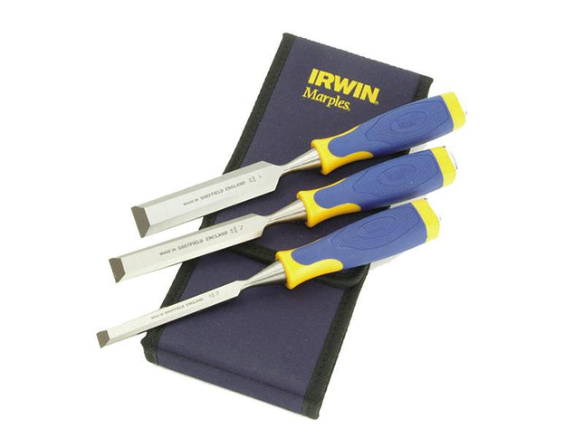 Irwin Marples Ms500 Protouch All-Purpose Chisel Set, 3 Piece