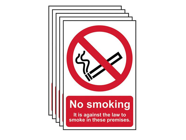 Scan No Smoking In These Premises Pvc 200 X 300Mm