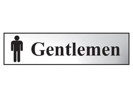 Scan Gentlemen - Polished Chrome Effect 200 X 50Mm