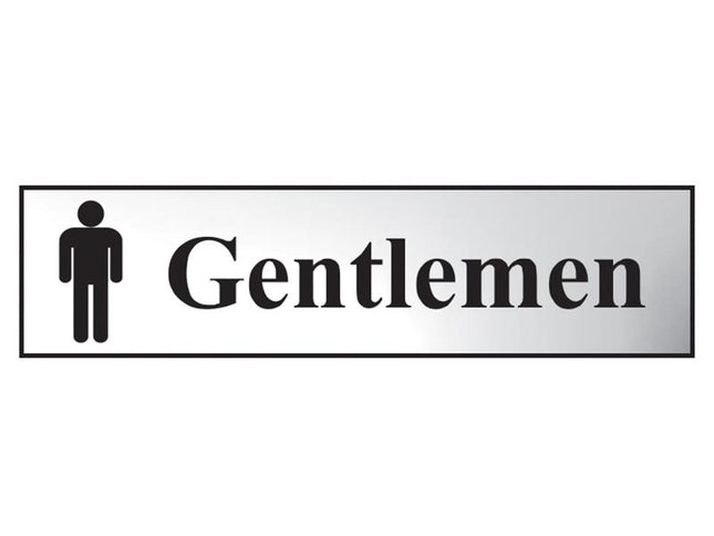 Scan Gentlemen - Polished Chrome Effect 200 X 50Mm