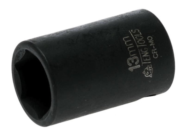 Teng Impact Socket Hexagon 6 Point 3/8In Drive 13Mm