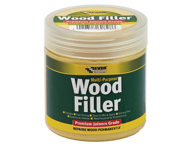 Everbuild Multi-Purpose Premium Joiners Grade Wood Filler Light Oak 250Ml