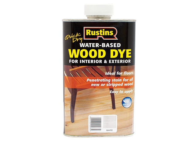 Rustins Quick Dry White Wood Dye 250Ml