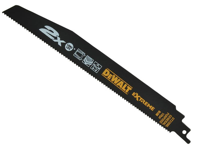 DEWALT 2X Life General Purpose Reciprocating Blades 228Mm Pack Of 5