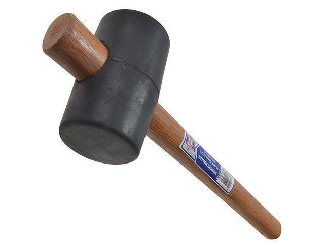 Faithfull Rubber Mallet - Black 680G (24Oz)