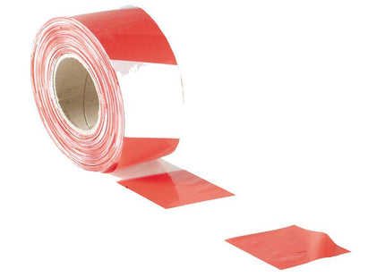 Faithfull Barrier Tape 70Mm X 500M Red & White