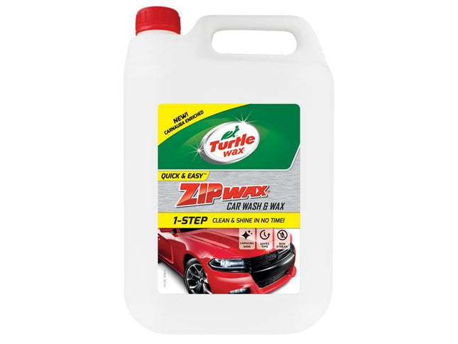 Turtle Wax Zip Wax Car Wash & Wax 5 Litre