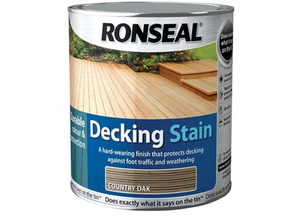 Ronseal Decking Stain Golden Cedar 5 Litre