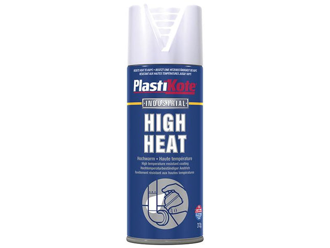 Plastikote High Heat Paint White 400Ml