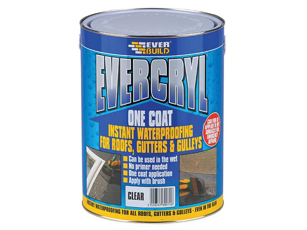 Everbuild Evercryl One Coat Compound Clear 5Kg
