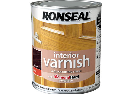 Ronseal Interior Varnish Quick Dry Gloss Walnut 250Ml