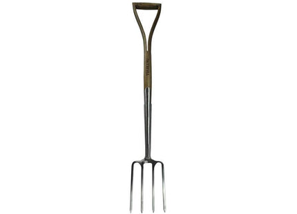 Faithfull Prestige Stainless Steel Digging Fork Ash Handle