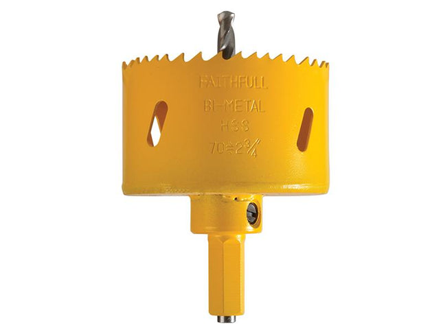 Faithfull Soffit Cutter Holesaw 70Mm One Piece