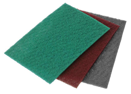 Faithfull Hand Pad Green General Purpose 230 X 150Mm (10)