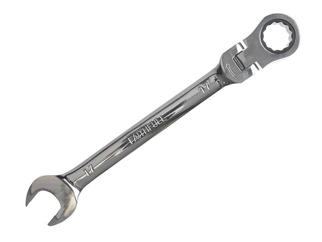 Faithfull Ratchet Combination Spanner Flex Head Cv 18Mm