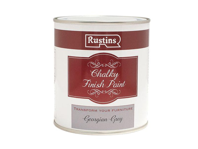 Rustins Chalky Finish Paint Georgian Grey 250Ml