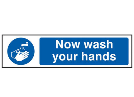 Scan Now Wash Your Hands - Pvc 200 X 50Mm