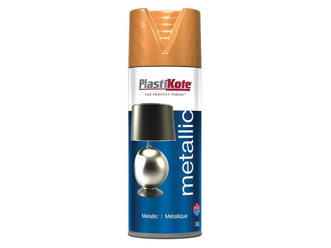 Plastikote Metallic Spray Bronze 400Ml