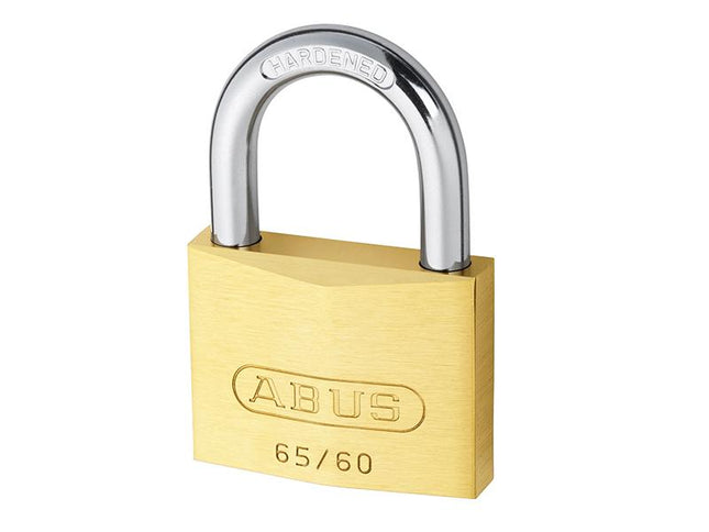 ABUS Mechanical 65/60Mm Brass Padlock Carded