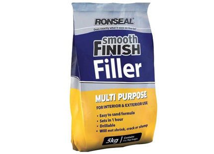 Ronseal Smooth Finish Multi Purpose Wall Powder Filler 5Kg
