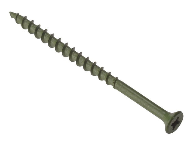 Forgefix Decking Screw Pozi St Green Anti-Corrosion 4.5 X 55Mm Tub 1000