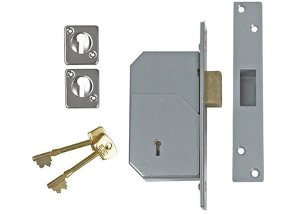 Union 3G110 C Series 5 Detainer Deadlock 73Mm Satin Brass