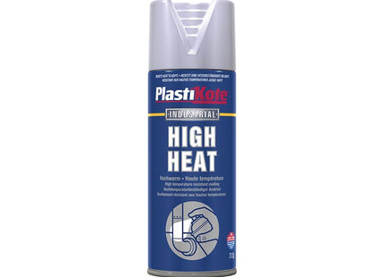 Plastikote High Heat Paint Aluminium 400Ml