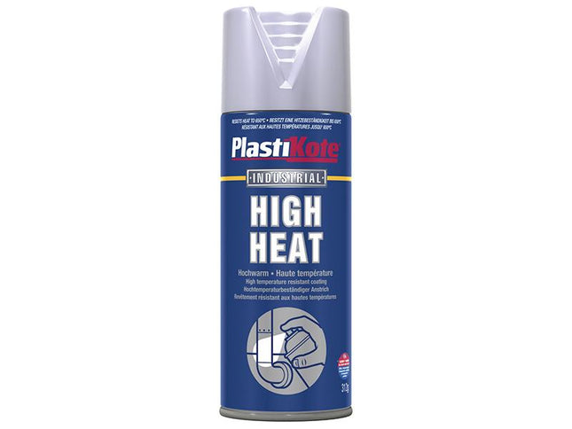 Plastikote High Heat Paint Aluminium 400Ml