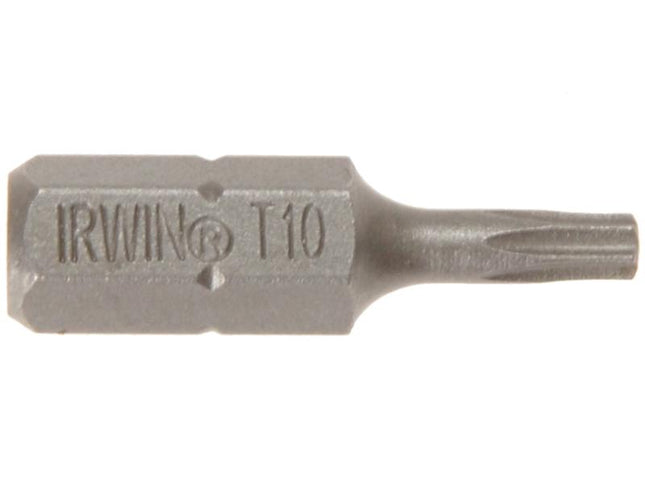 IRWIN Screwdriver Bits Torx Tx10 X 25Mm Pack Of 10